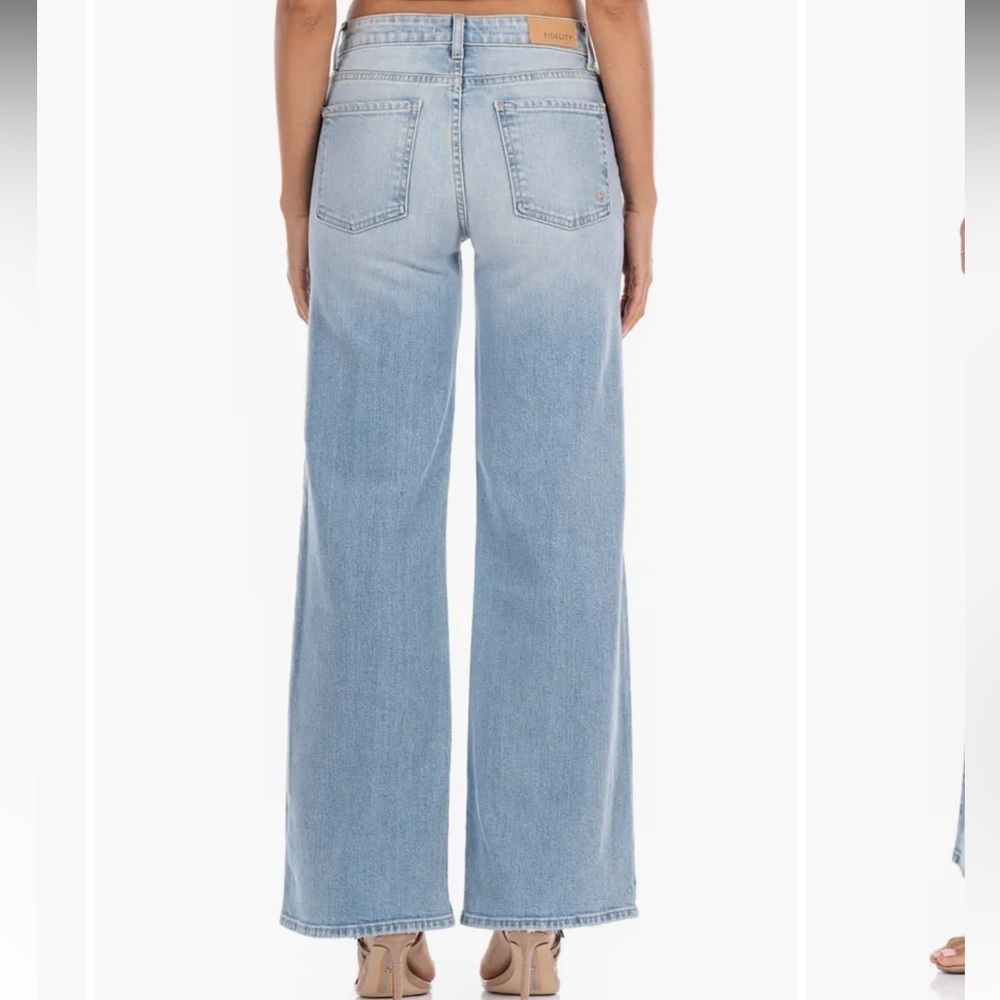 Fidelity Denim KELLI NAPLES wide leg jeans - 32 inch inseam - Size 24 - Picture 2 of 8